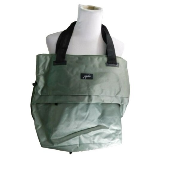 Jujube ju ju be Unisex Large Size Diaper Baby Bag Olive Green lightweight EUC - Picture 1 of 4